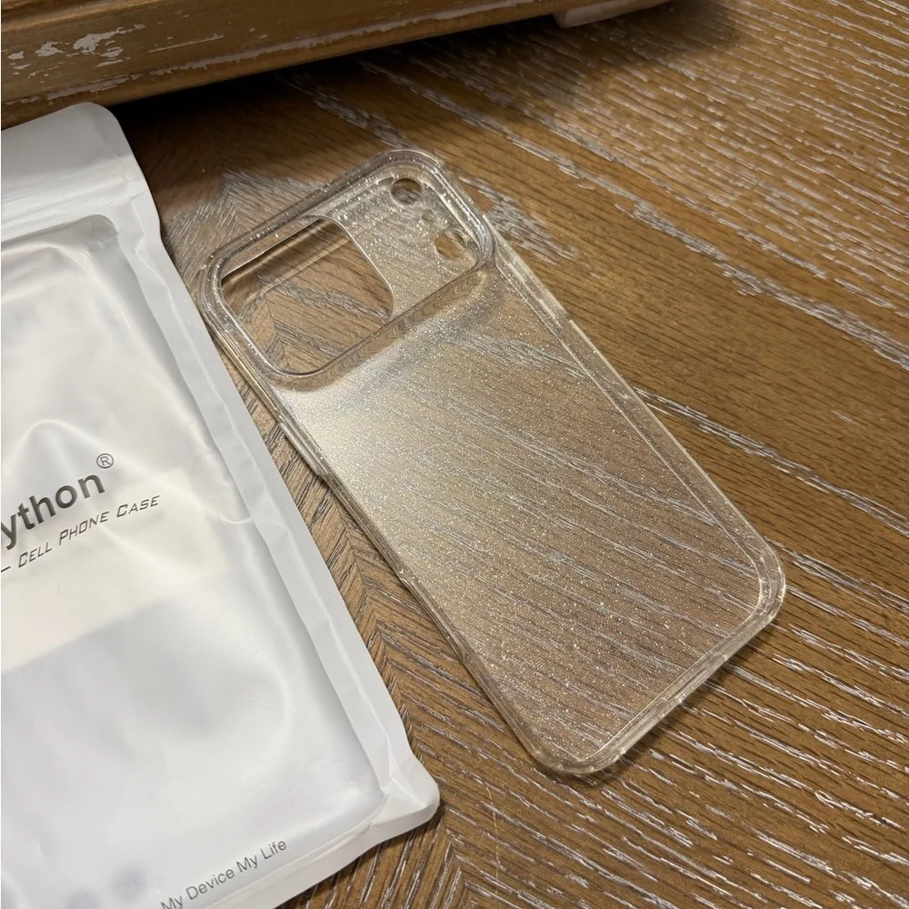 Hython Clear Glitter iPhone 17 Pro Max Case